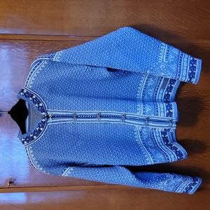 Dale of Norway Casual Classic Cardigan Wool Sweater XL